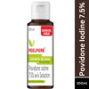BATHROOM CLEANER - 2023-04-13T121740.662 Povidone Iodine: Bottle of Povidone Iodine antiseptic solution, known for its effective disinfection properties and wound care applications.