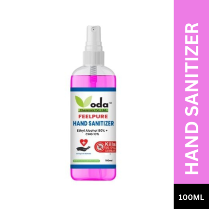 Hand Sanitizer: Hand sanitizer bottle with pump dispenser, offering convenient and portable germ protection for clean and sanitized hands
