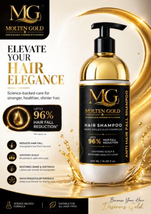 Molten Gold Hair Shampoo - Image 9
