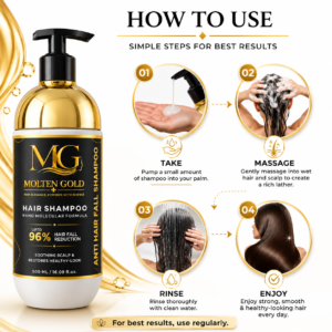 Molten Gold Hair Shampoo - Image 5
