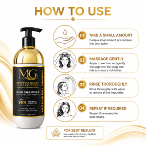 Molten Gold Hair Shampoo - Image 6