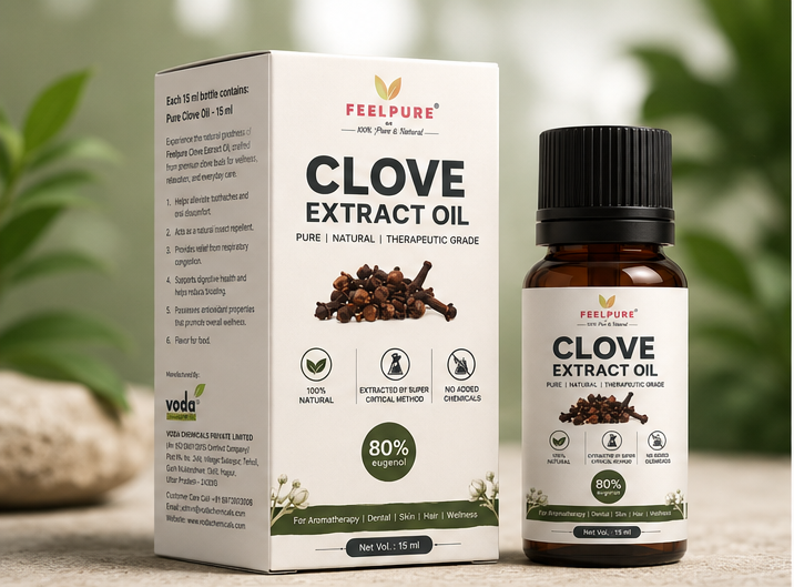 ChatGPT Image Jun 19, 2026, 04_51_11 .. Voda Feelpure Clove Extract Oil -100% Pure & Natural - Image 1