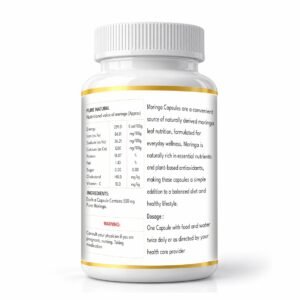 Moringa Protein Supplement 500mg * 60pcs - Image 3