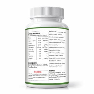 Spirulina Protein Superfood 500mg * 60pcs - Image 4