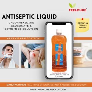 Voda Feelpure Antiseptic Liquid CHG 7.5%,Cetrimide 15%, Alcohol 7.5% - Image 4