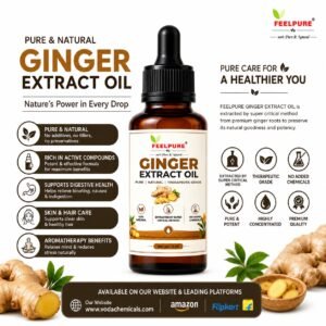Voda Feelpure Ginger Extract oil - 100% Pure & Natural - Image 5