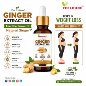 Voda Feelpure Ginger Extract oil - 100% Pure & Natural - Image 4
