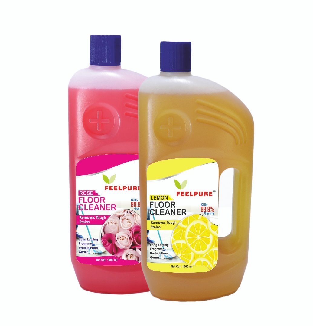 fcx2 VODA FEELPURE PERFUMED FLOOR CLEANER MOPPING ROSE + LIME | (COMBO OF 2) - Image 1