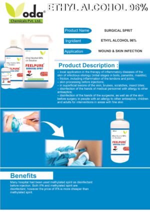 Voda Feelpure Surgical Spirit Ethyl Alcohol 96% - Image 2